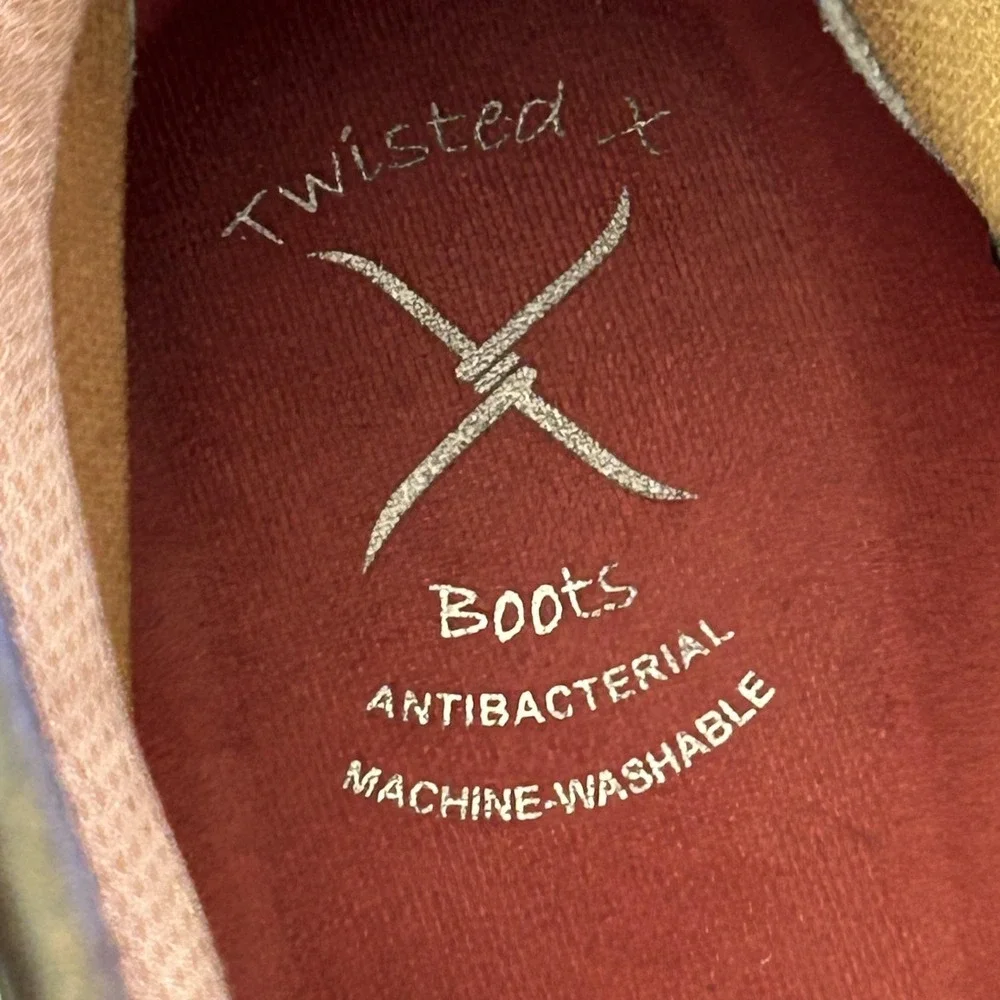 Twisted X Boots Mens Size 8M Brown Leather Chukka Steel Toe Work MDMST01‎